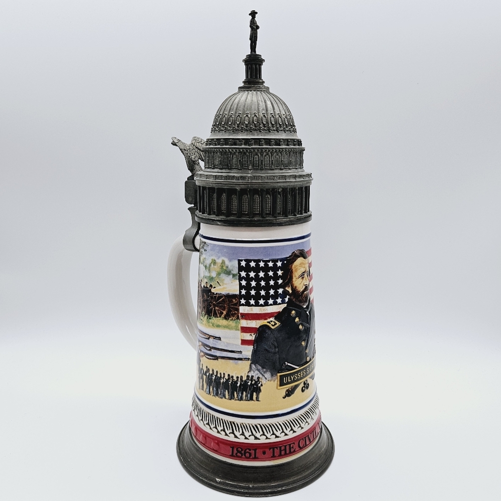 ANHEUSER BUSCH | Budweiser Civil War Series General Ulysses S. Grant Stein 1992